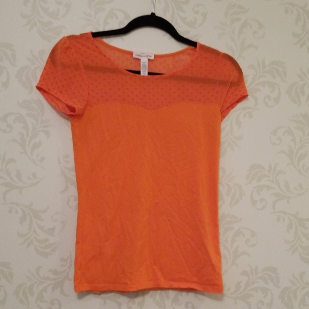 Pretty bright orange top